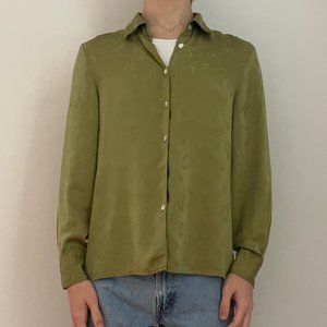 Amanda Smith silk floral blouse